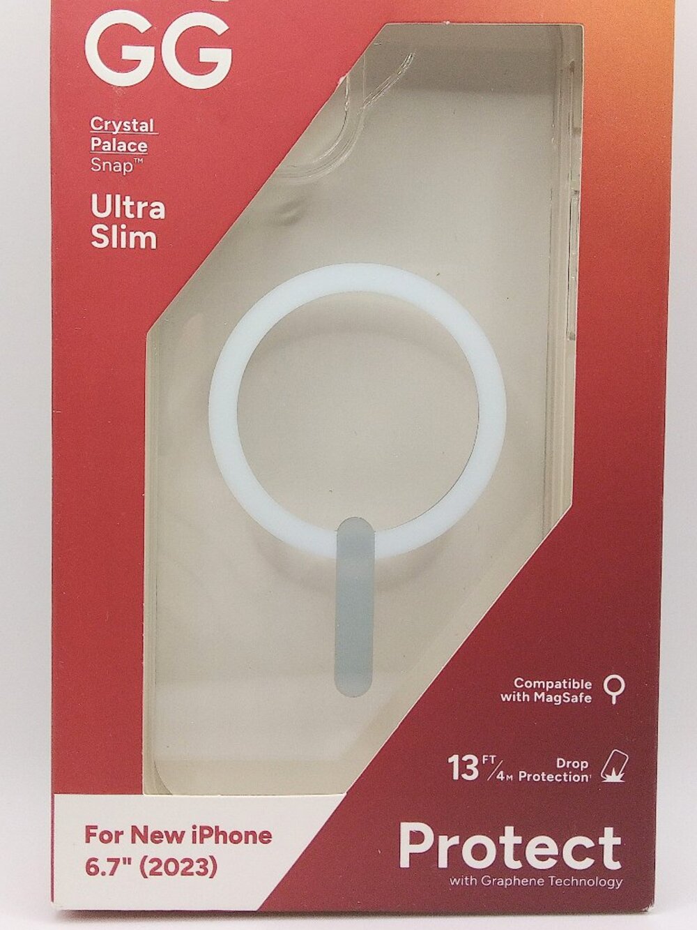 ZAGG Crystal Palace MagSafe Case – Clear – iPhone 14 Plus / 15 Plus – NWT